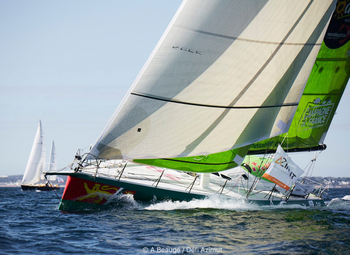 Campagne de France au départ le la première course.