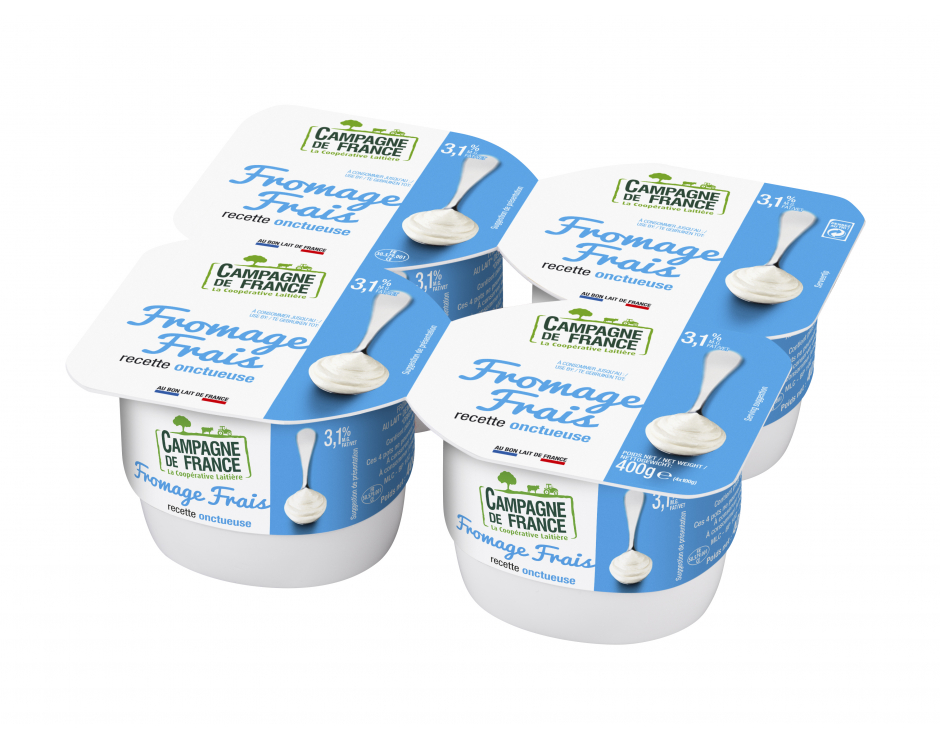 Photo packaging fromage frais nature 3,1% *4