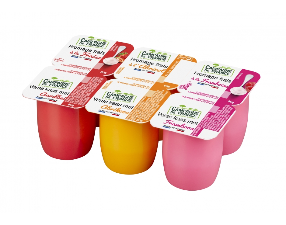 Fromage frais sucré à base de fruits 2%mg