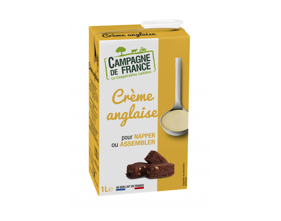 Creme Anglaise Uht Campagne De France Campagne De France