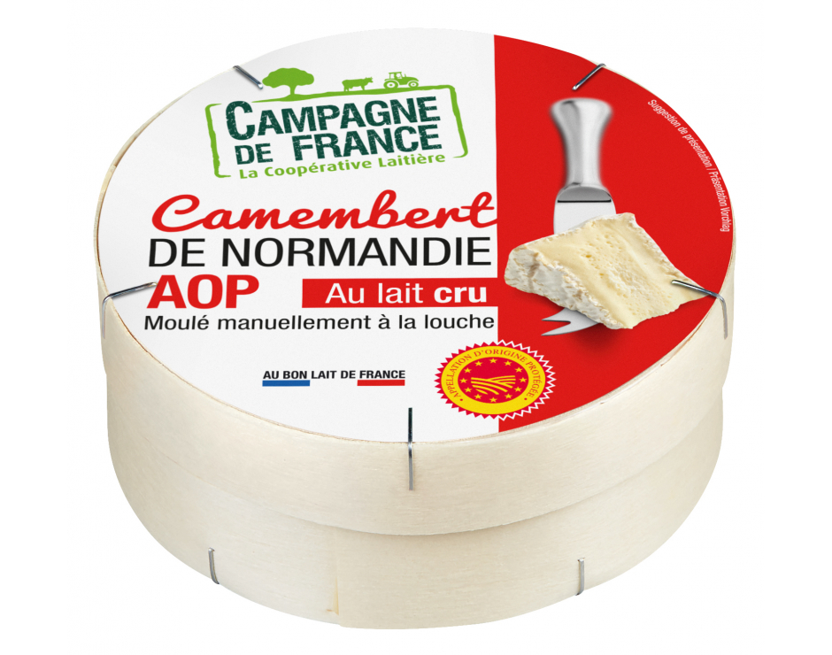 Camembert au lait cru AOP CAMPAGNE DE FRANCE Campagne de Camembert au lait cru AOP CAMPAGNE DE FRANCE Campagne de