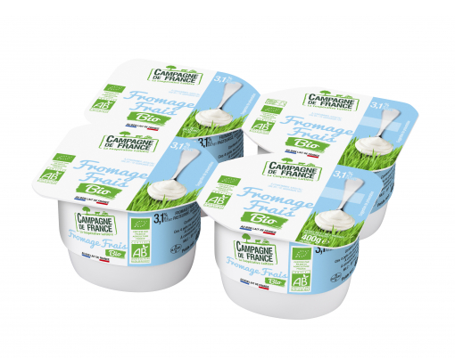 Fromage frais nature bio 3,1%MG CAMPAGNE DE FRANCE