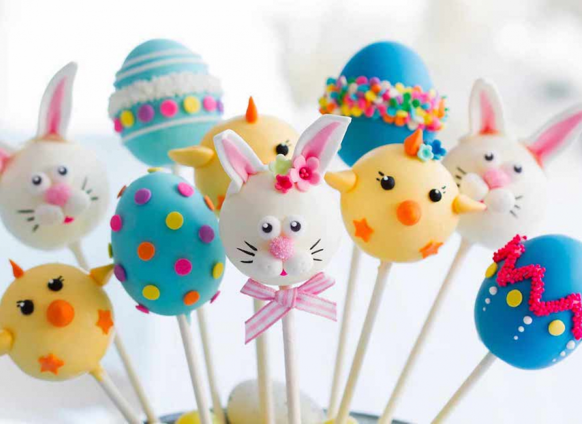 Recette de cake pop de pâques