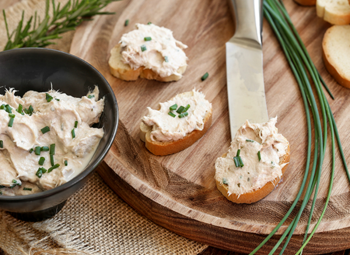 Rillettes de thon à la faisselle