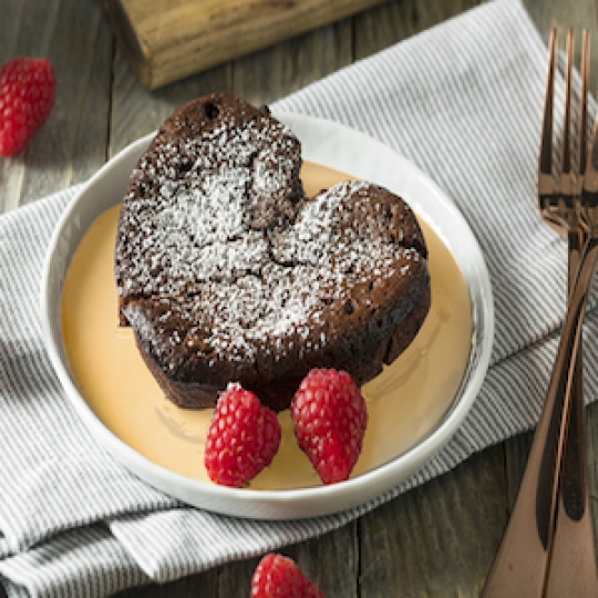 Découvrez la recette de fondant au chocolat, crème anglaise