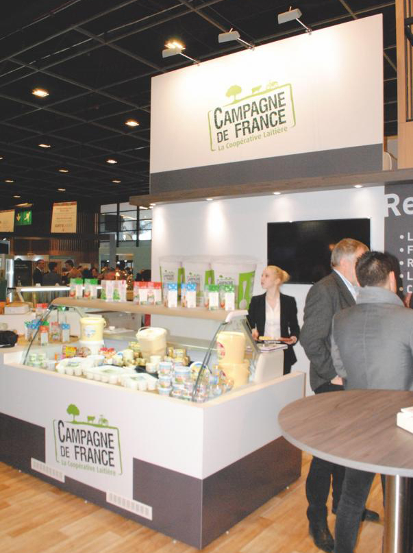 Photo du stand de campagne de france au Sirha