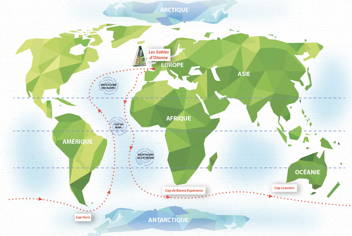 Parcours du Vendée Globe